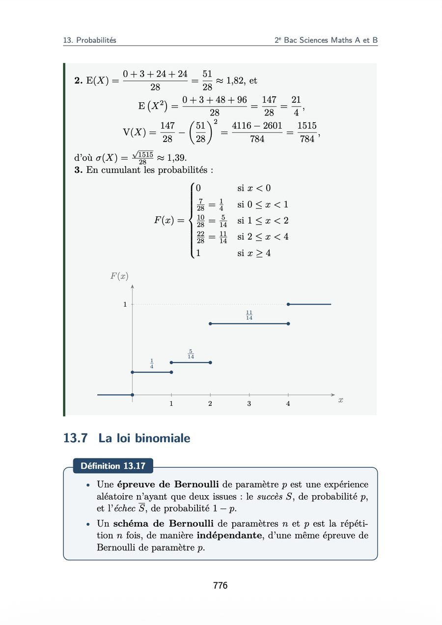 Extrait : probabilités